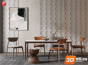 Dining Table Set Skp Files